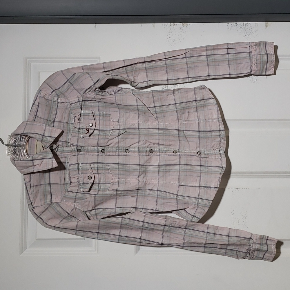 Hollister Youth Sm button up shirt